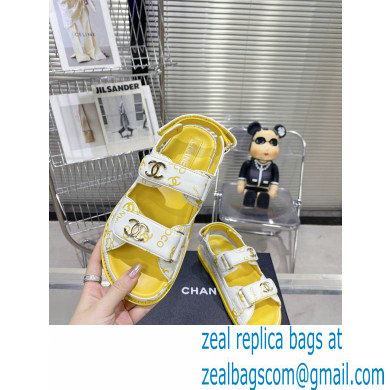 Chanel CC Logo Beach Sandals G35927 25 2023