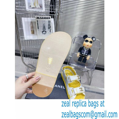 Chanel CC Logo Beach Sandals G35927 25 2023