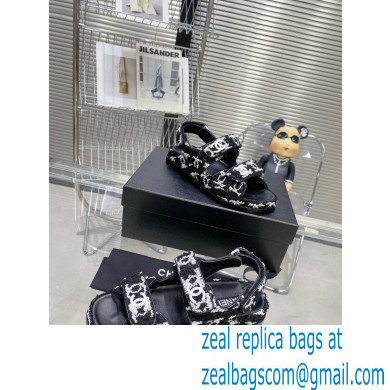 Chanel CC Logo Beach Sandals G35927 26 2023