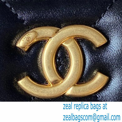 Chanel Vanity Case in Shiny Calfskin AS3899 black 2023