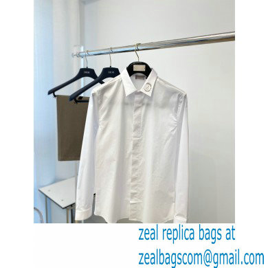 DIOR MEN'S WHITE COLLAR SHIRT 01 2023