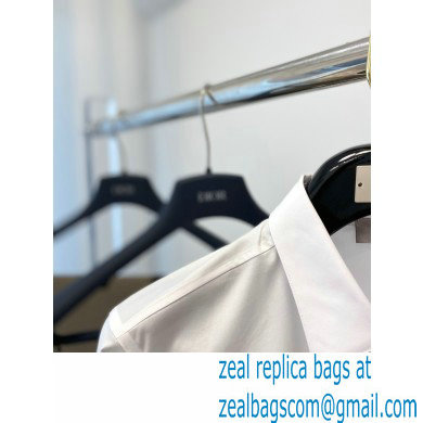 DIOR MEN'S WHITE COLLAR SHIRT 01 2023