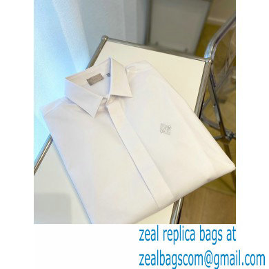 DIOR MEN'S WHITE COLLAR SHIRT 02 2023