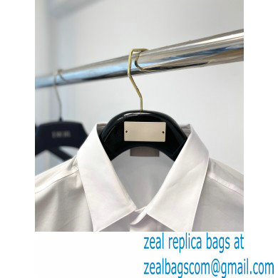 DIOR MEN'S WHITE COLLAR SHIRT 02 2023