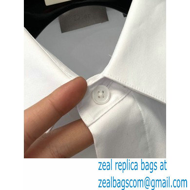 DIOR MEN'S WHITE COLLAR SHIRT 02 2023