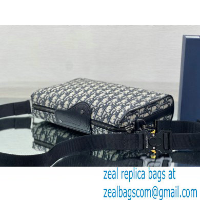 Dior Beige and Black Oblique Jacquard Lingot Messenger Bag 2023 - Click Image to Close
