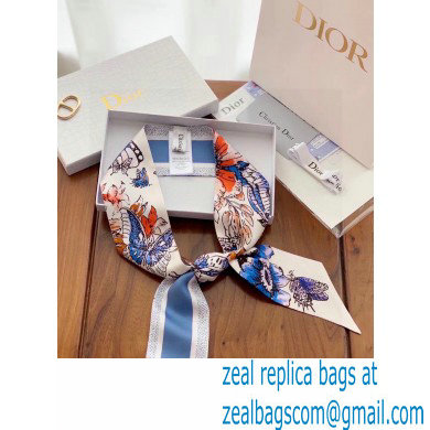 Dior Silk Twill Mitzah Scarf 5x106cm 08 2023