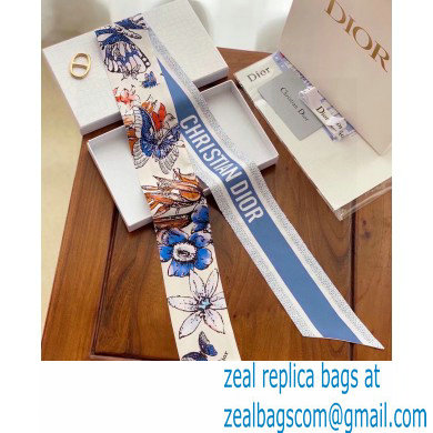 Dior Silk Twill Mitzah Scarf 5x106cm 08 2023
