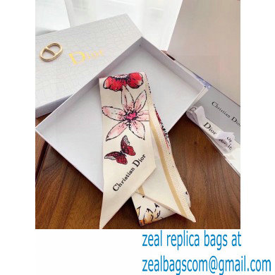 Dior Silk Twill Mitzah Scarf 5x106cm 09 2023