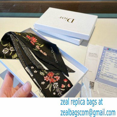Dior Silk Twill Mitzah Scarf 6x100cm 06 2023