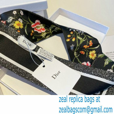 Dior Silk Twill Mitzah Scarf 6x100cm 06 2023