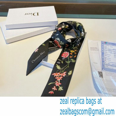 Dior Silk Twill Mitzah Scarf 6x100cm 06 2023