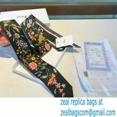 Dior Silk Twill Mitzah Scarf 6x100cm 06 2023
