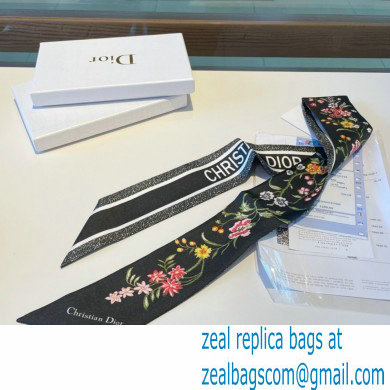 Dior Silk Twill Mitzah Scarf 6x100cm 06 2023