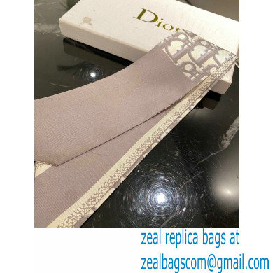 Dior Silk Twill Mitzah Scarf 6x105cm 01 2023