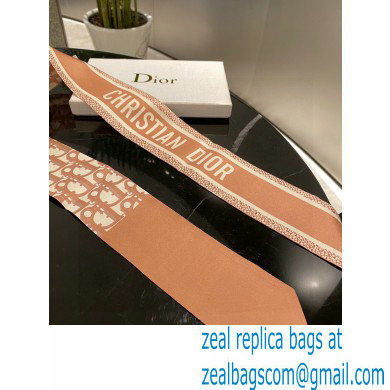 Dior Silk Twill Mitzah Scarf 6x105cm 03 2023