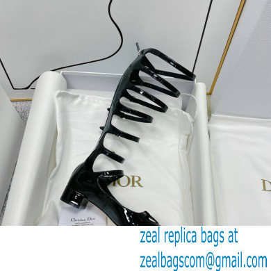 Dior black-Colored Supple patent leather aime boot 2022