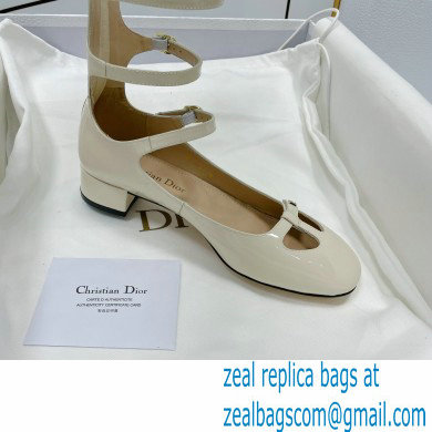 Dior white-Colored Supple patent leather aime boot 2022