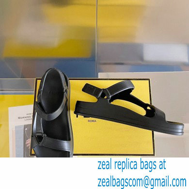 Fendi EVA Rubber Sandals Black 2023