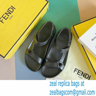 Fendi EVA Rubber Sandals Black 2023