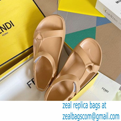 Fendi EVA Rubber Sandals Brown 2023