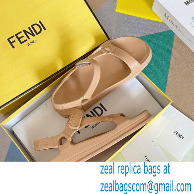 Fendi EVA Rubber Sandals Brown 2023