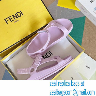 Fendi EVA Rubber Sandals Lilac 2023