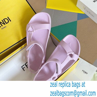 Fendi EVA Rubber Sandals Lilac 2023 - Click Image to Close