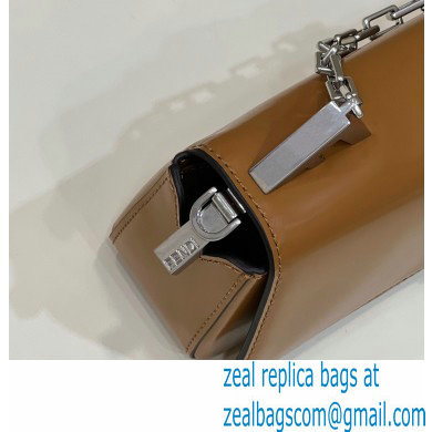 Fendi leather First Sight Mini bag Brown 2023 - Click Image to Close