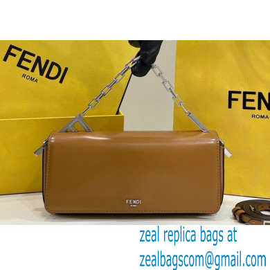 Fendi leather First Sight Mini bag Brown 2023 - Click Image to Close