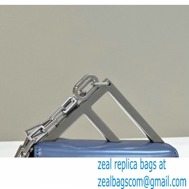 Fendi leather Nano Bag F bag Blue 2023 - Click Image to Close