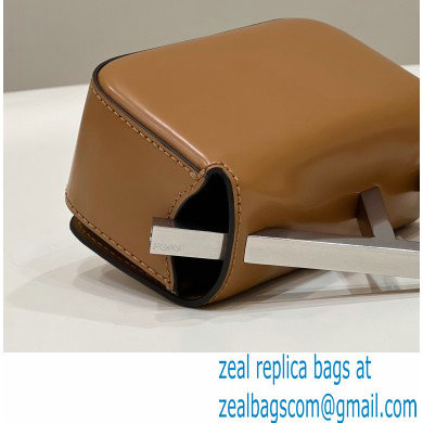 Fendi leather Nano Bag F bag Brown 2023