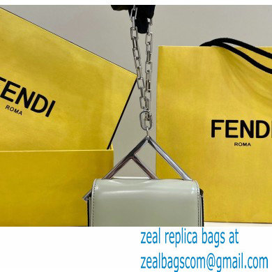 Fendi leather Nano Bag F bag Light Green 2023