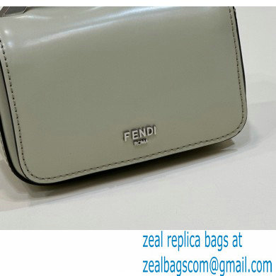 Fendi leather Nano Bag F bag Light Green 2023
