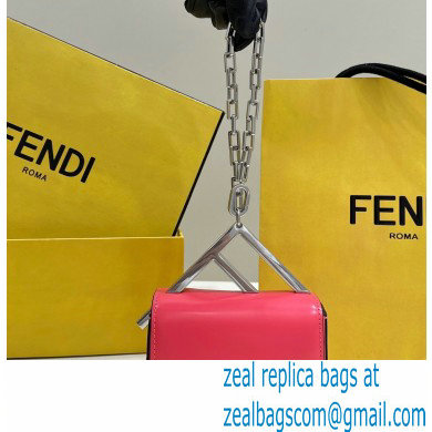 Fendi leather Nano Bag F bag Pink 2023 - Click Image to Close