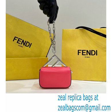 Fendi leather Nano Bag F bag Pink 2023