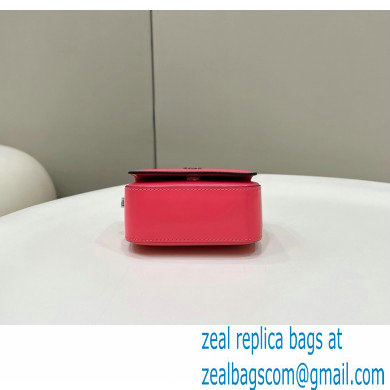 Fendi leather Nano Bag F bag Pink 2023