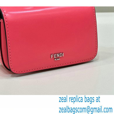 Fendi leather Nano Bag F bag Pink 2023 - Click Image to Close