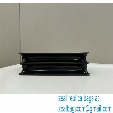 Fendi leather Peekaboo Cut Medium bag Black 2023 - Click Image to Close