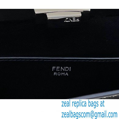 Fendi leather Peekaboo Cut Medium bag Black 2023 - Click Image to Close