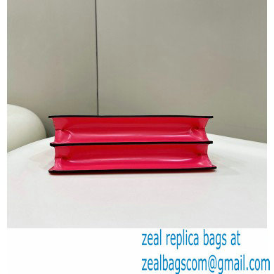 Fendi leather Peekaboo Cut Medium bag Pink 2023