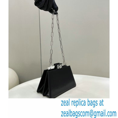 Fendi leather Peekaboo Cut Petite bag Black 2023 - Click Image to Close