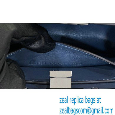 Fendi leather Peekaboo Cut Petite bag Blue 2023 - Click Image to Close