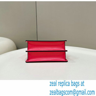Fendi leather Peekaboo Cut Petite bag Pink 2023