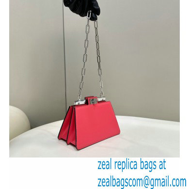 Fendi leather Peekaboo Cut Petite bag Pink 2023 - Click Image to Close
