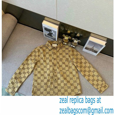 GUCCI MEN'S GG CANVAS Shirt 2023