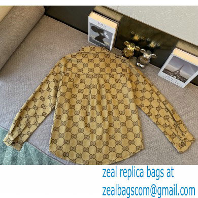 GUCCI MEN'S GG CANVAS Shirt 2023