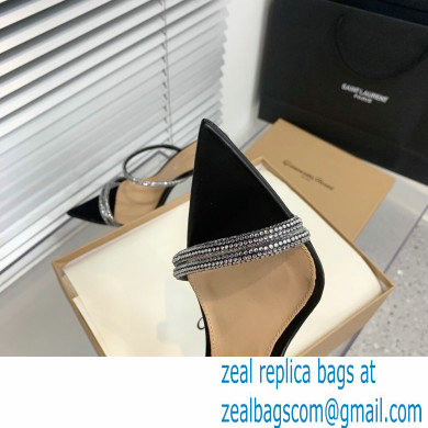 Gianvito Rossi Heel 10.5cm CANNES Sandals Black with crystals 2023