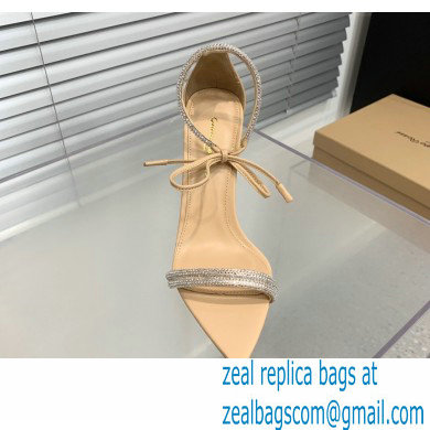 Gianvito Rossi Heel 10.5cm MONTECARLO Sandals Beige with crystals 2023