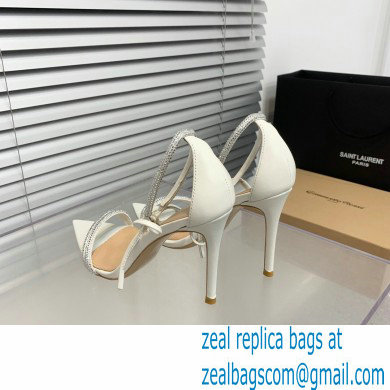Gianvito Rossi Heel 10.5cm MONTECARLO Sandals White with crystals 2023